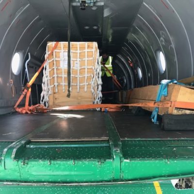 A_ air charter delivery from Ukraine to Luxemburg. Radioactive components for Nuclear Power Plants _1